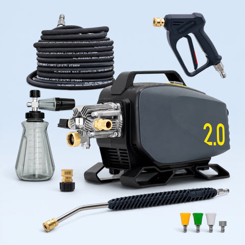 ACTIVE 2.0 Hogedrukreiniger Standard Kit – 7,7 L/min + Gratis Foam Cannon