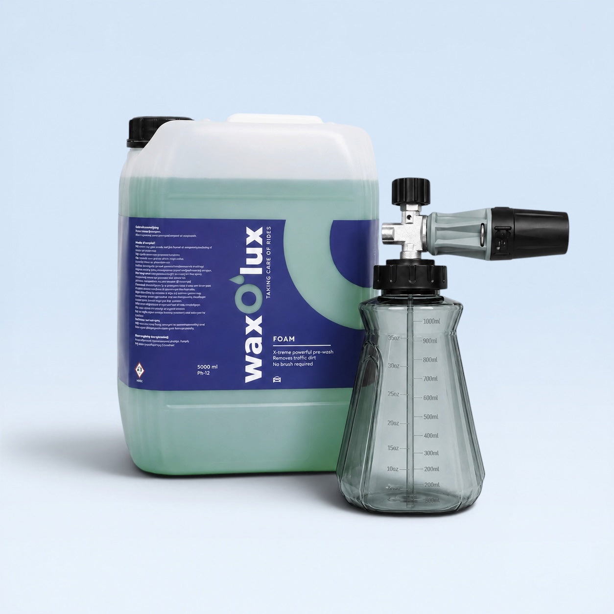 Foam Canon & 5 Liter Foam
