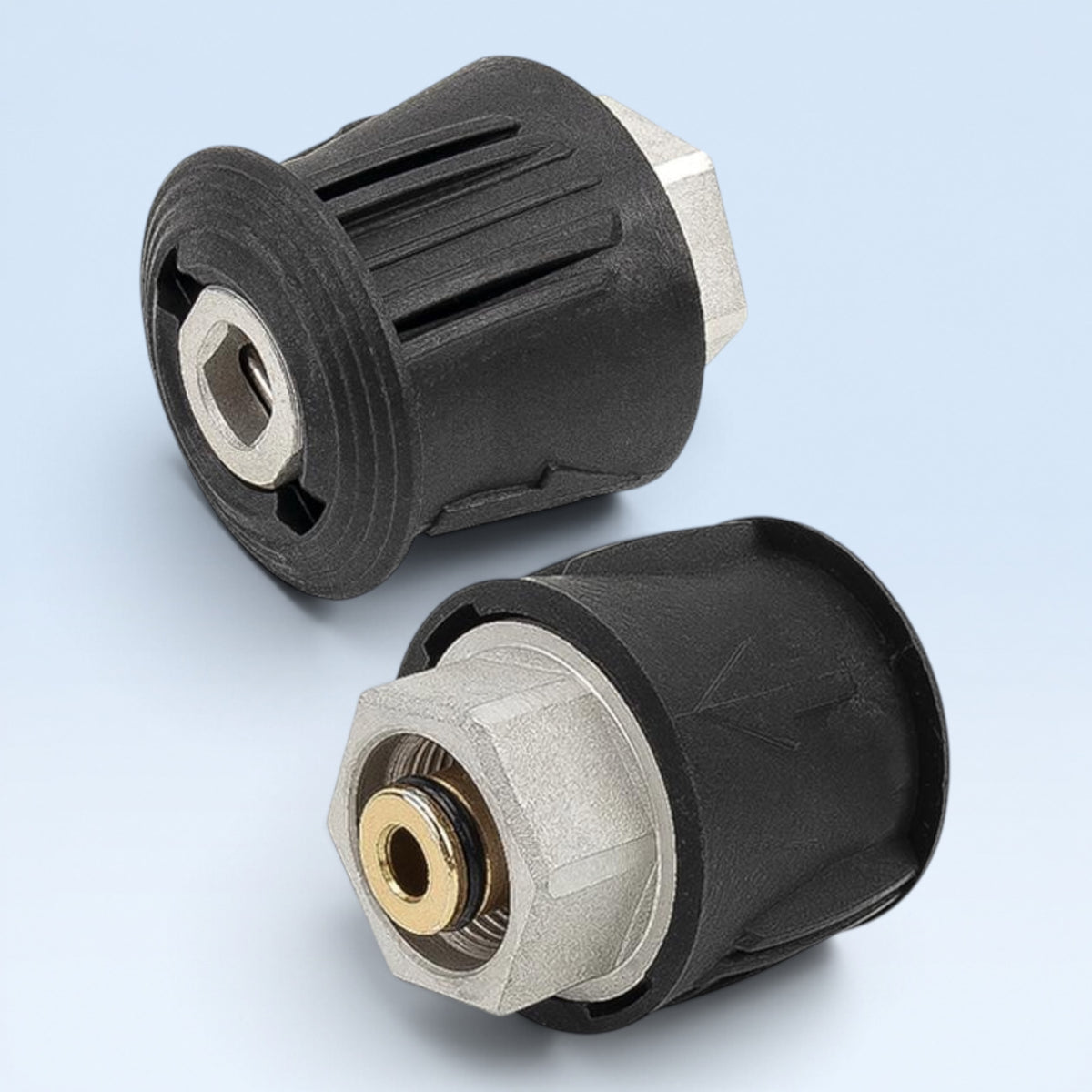 Adapter für Kärcher K2–K7 Schlauch auf M22 14 mm – Edelstahl