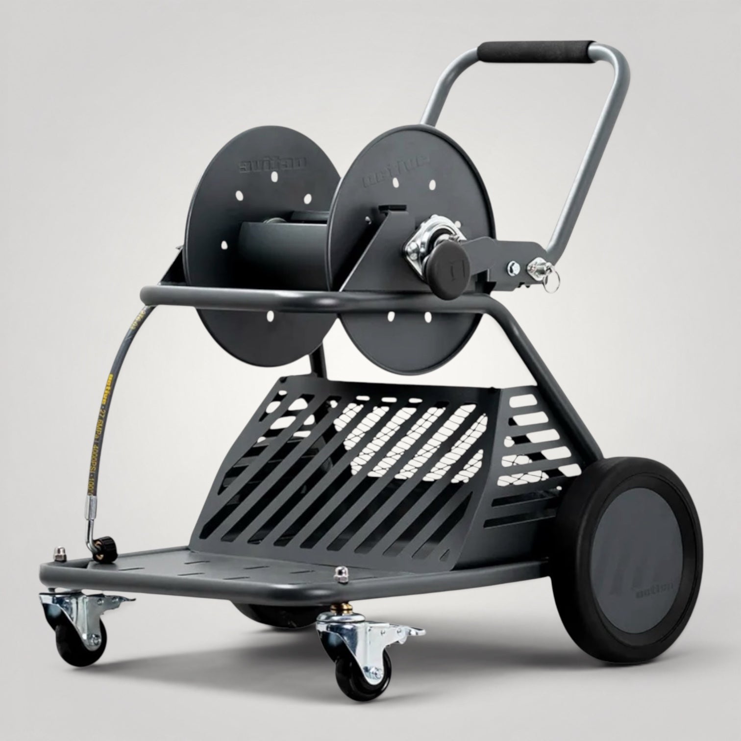 ACTIVE Wash Cart – Mobiele Waskar met Slanghaspel voor Hogedrukreiniger