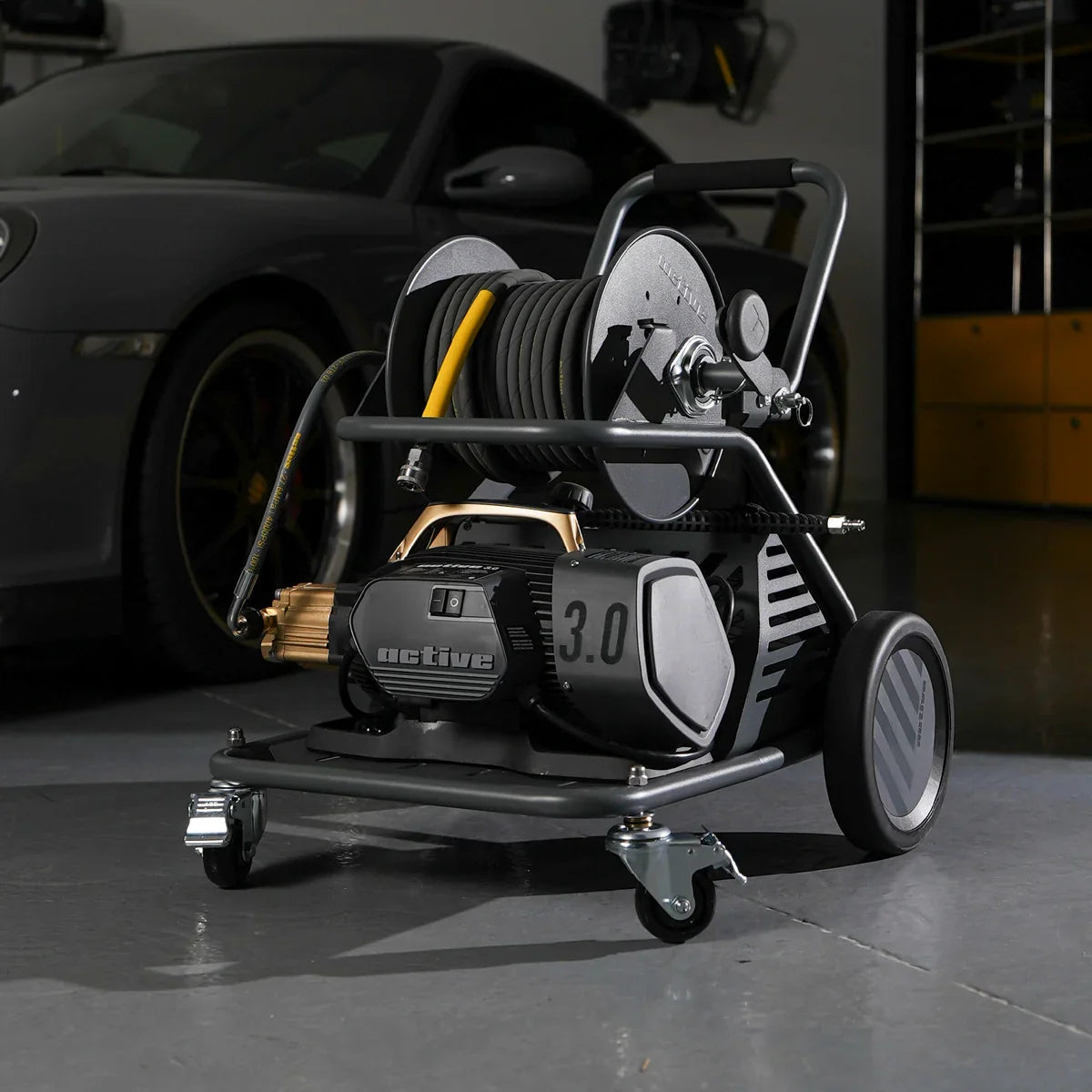 ACTIVE 3.0 hogedrukreiniger complete set met waskar, foam cannon en slang