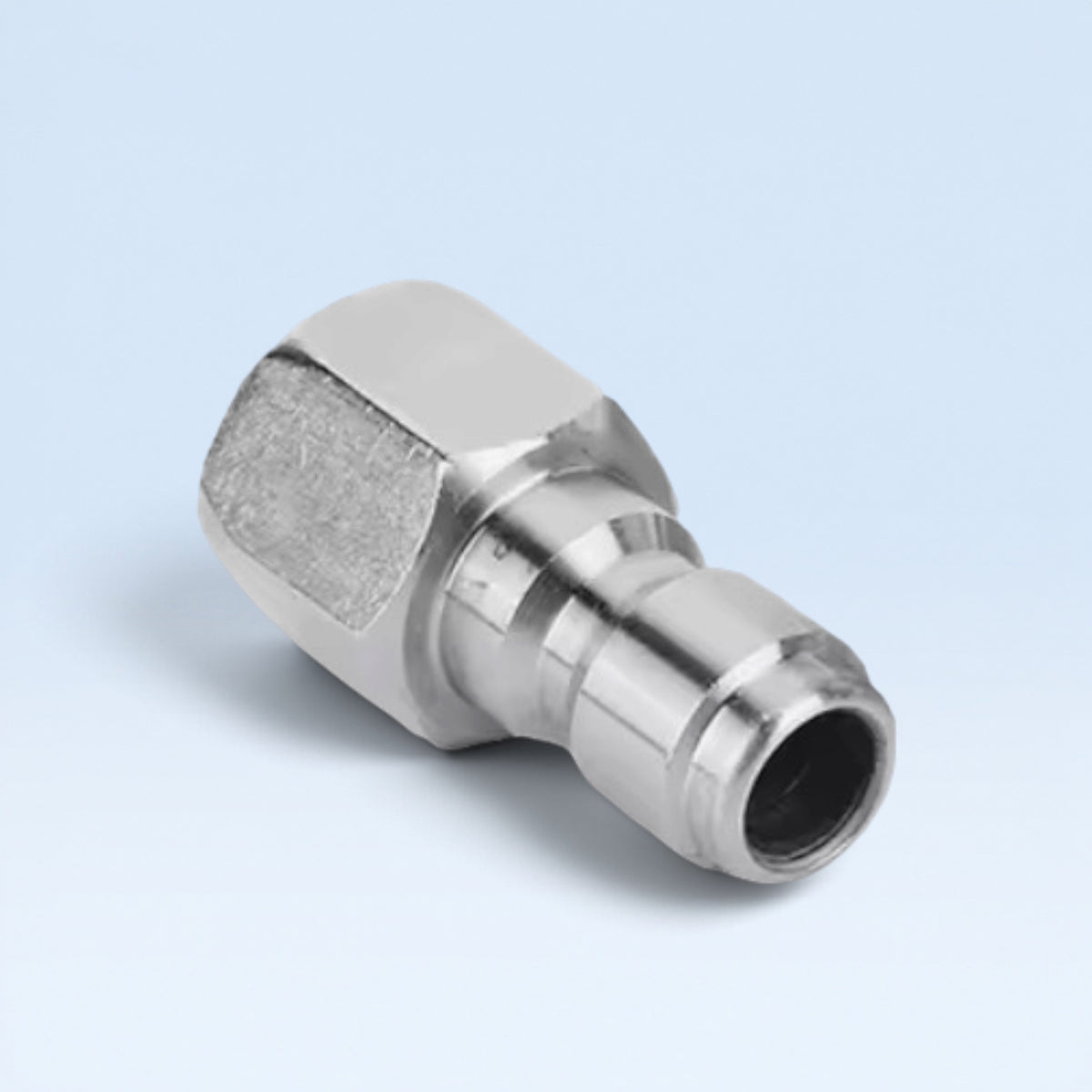 1/4″ Schnellkupplung Stecker – 1/4″ BSP Innengewinde Edelstahl